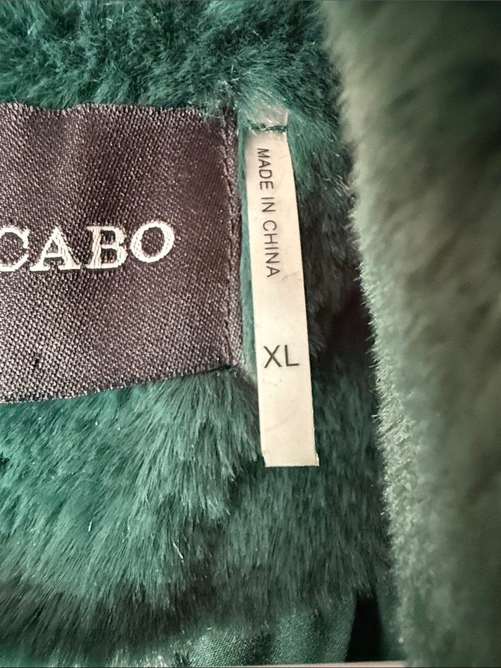 Dolce Cabo Forest Green Faux Fur Teddy Jacket. Beautiful no flaws - Picture 5 of 11